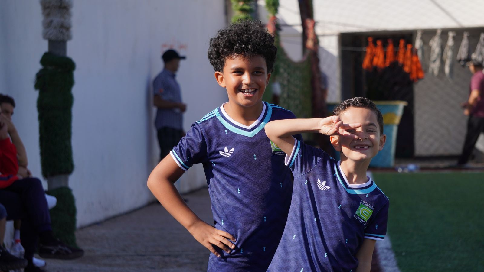 Sourires d'équipe — Coerver® Coaching Tunisie